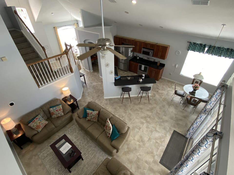 Two story all open space 