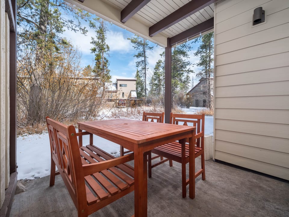 Patio in Winter