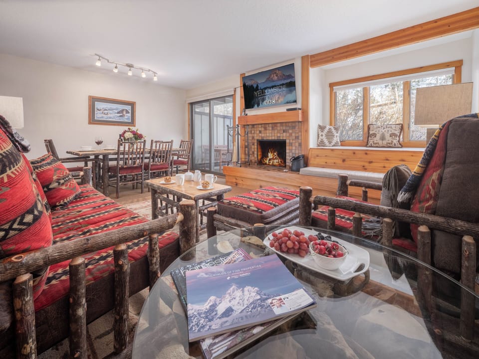 Living Room with Window Bed