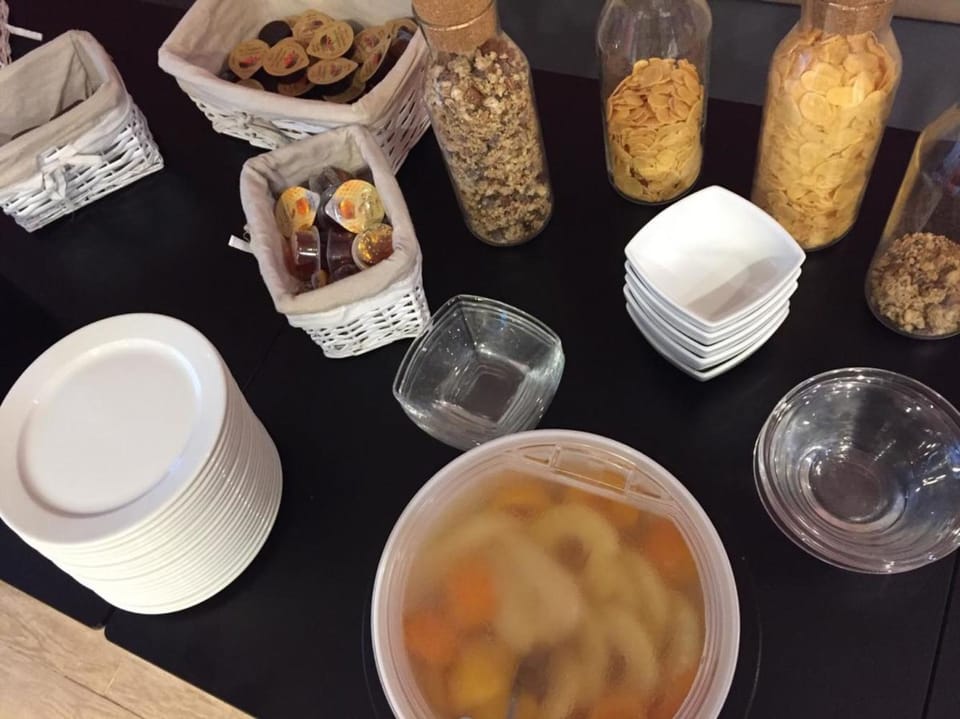 Daily buffet breakfast (EUR 12 per person)