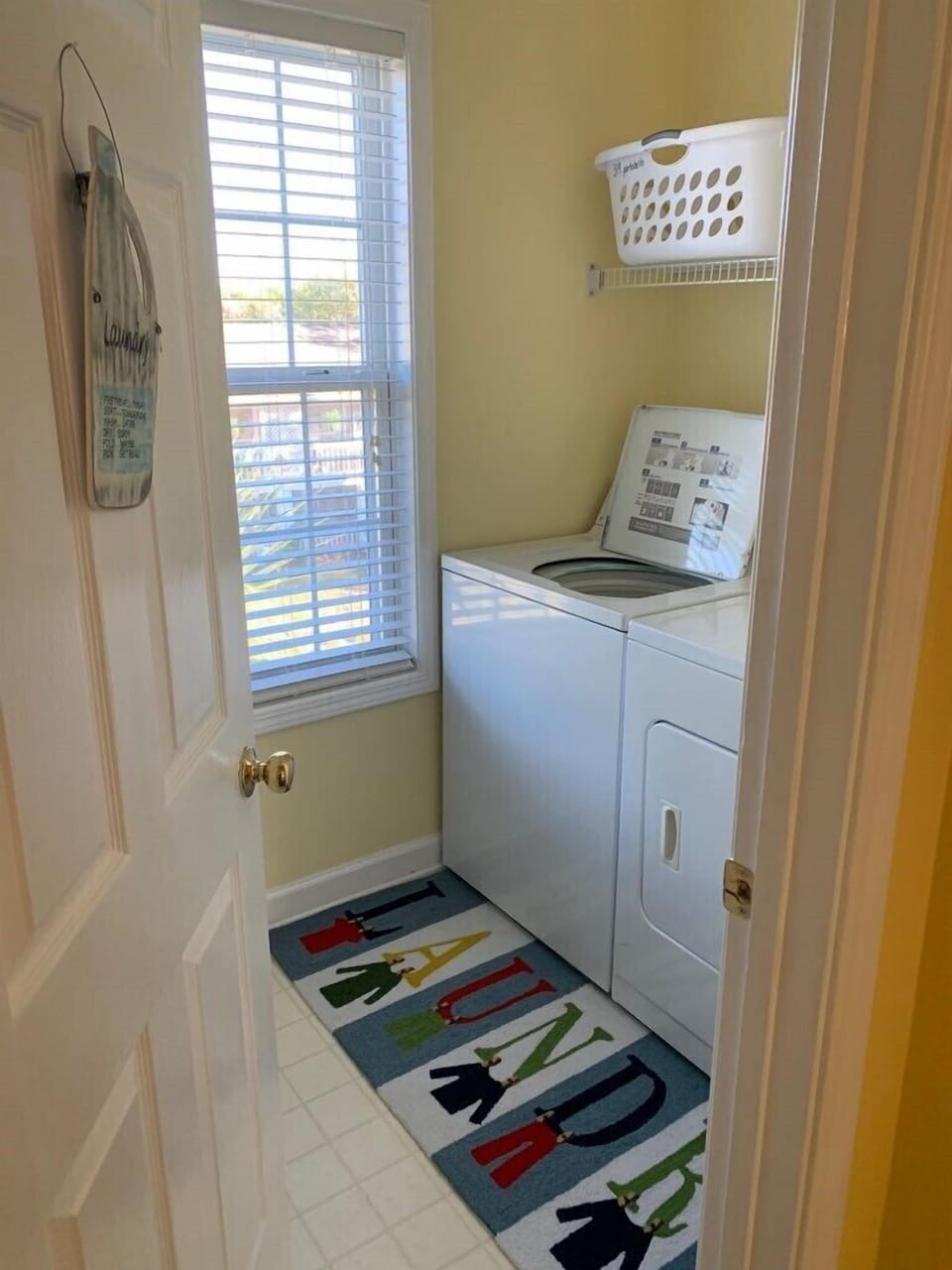 Laundry Room with Washer & Dryer