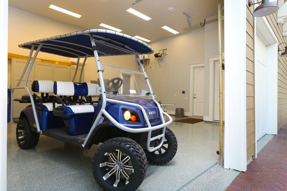 6-Seater Golf Cart provided.