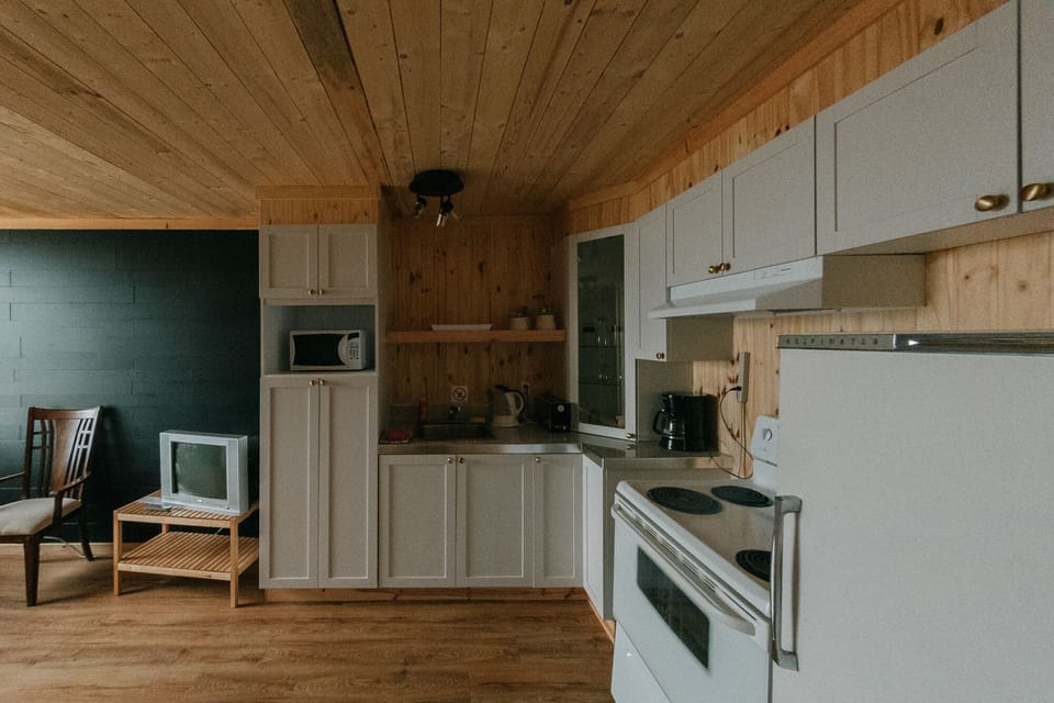 Deluxe Apartment, 1 Double Bed with Sofa bed, Kitchen, Sea View | Private kitchen | Reusable coffee/tea filters