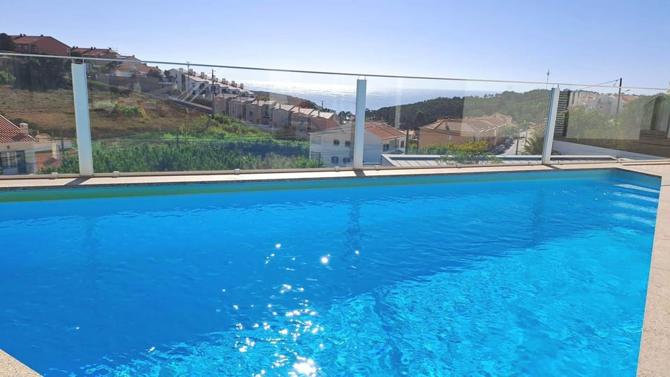 Enjoy sea views from the pool