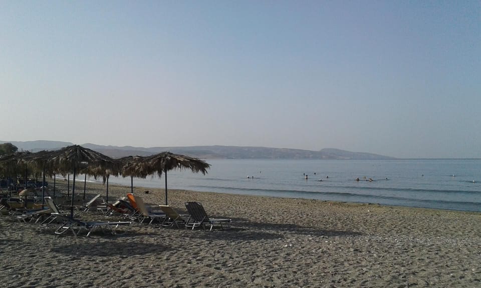 Kokkinos Pirgos - beach - morning swim