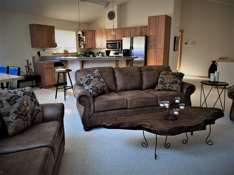 open, spacious living area