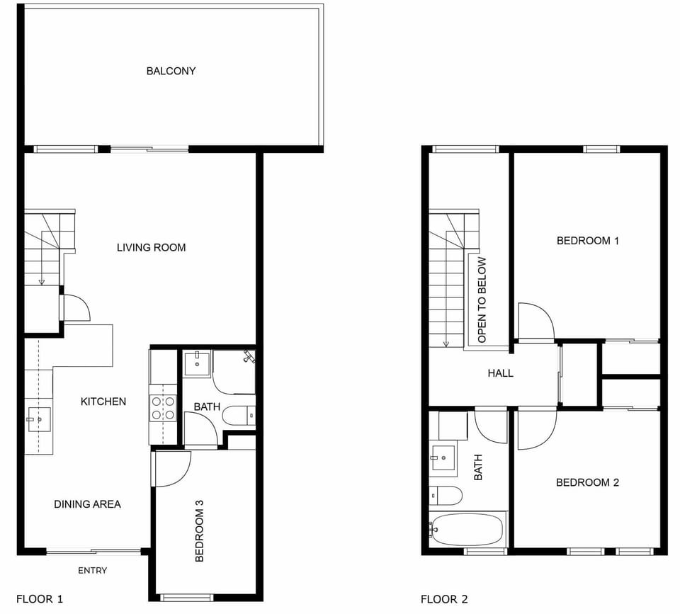 Floor plan of apartment
