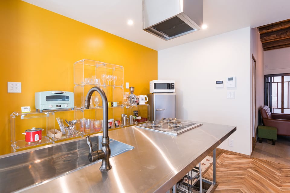 Stainless island kitchen