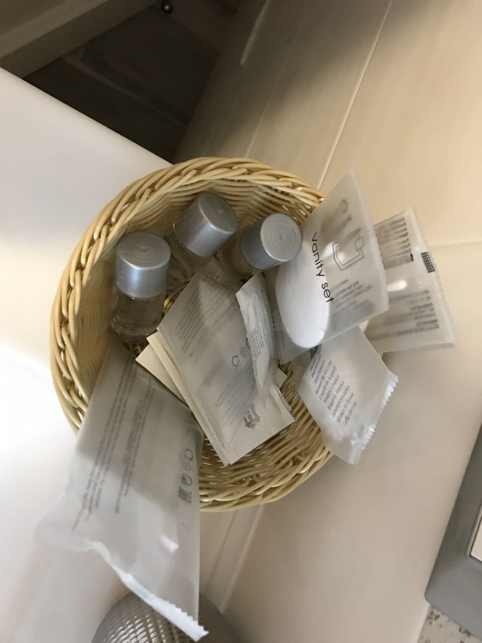 Shower, free toiletries, hair dryer, slippers