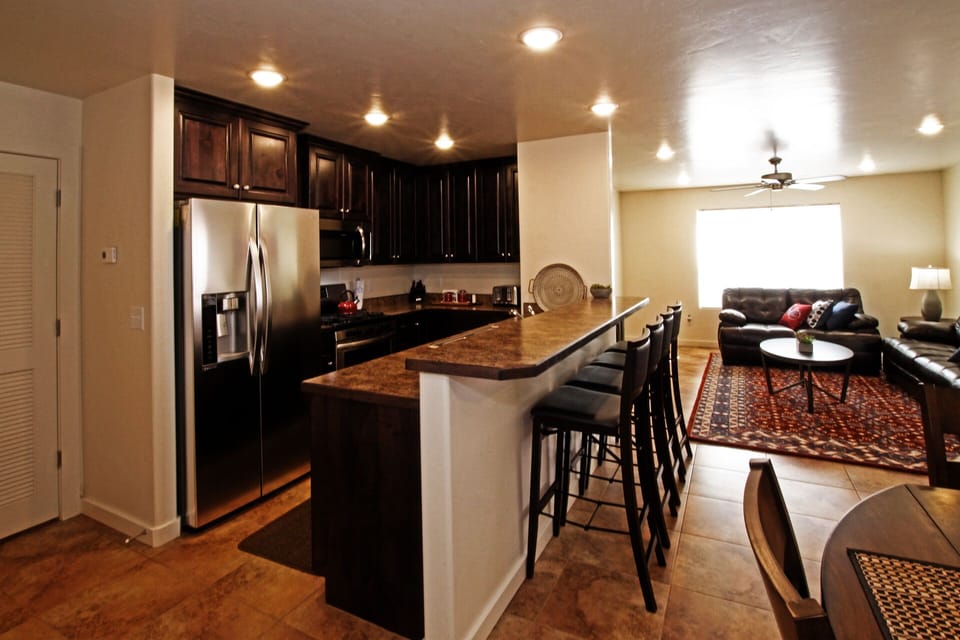 Kitchen and Living Room