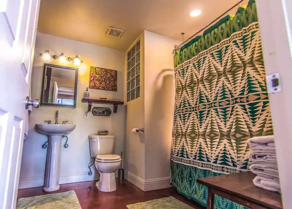 Downstairs bathroom.