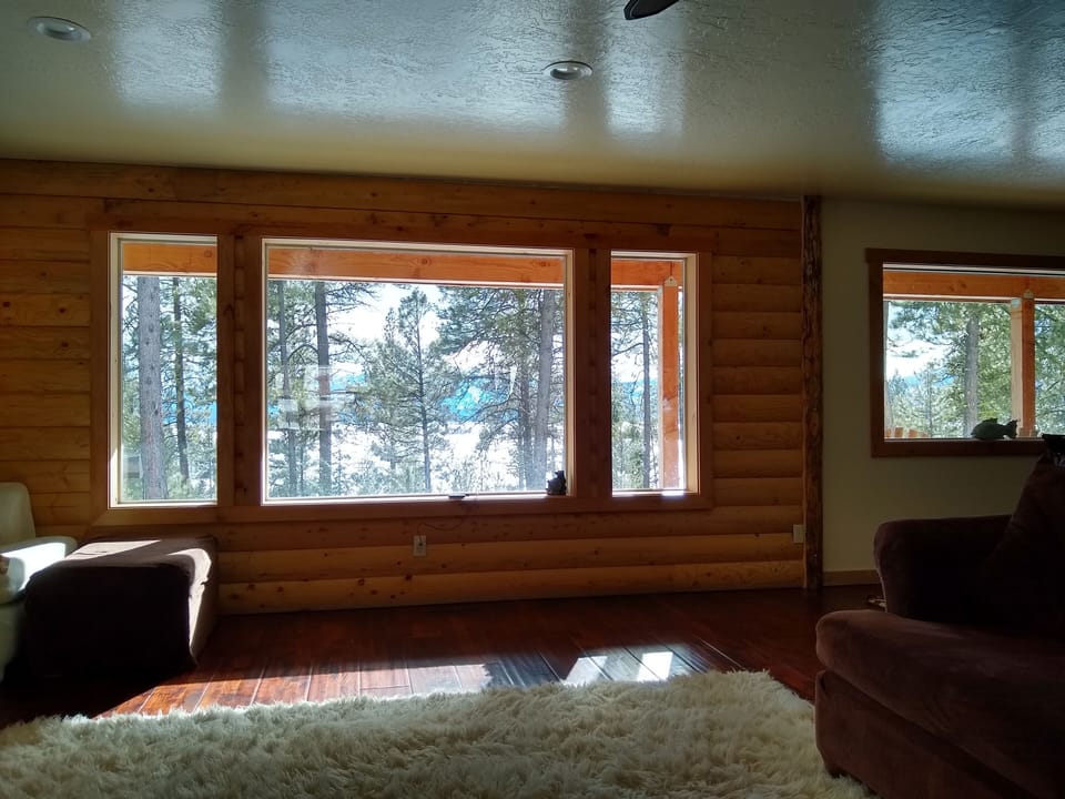 Large window in living room