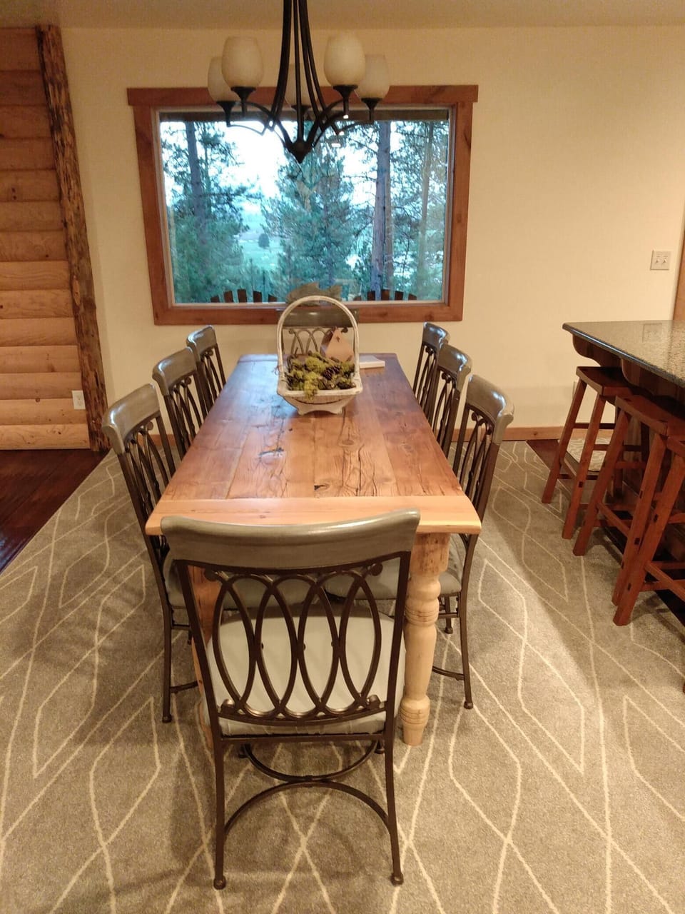 Dining room view