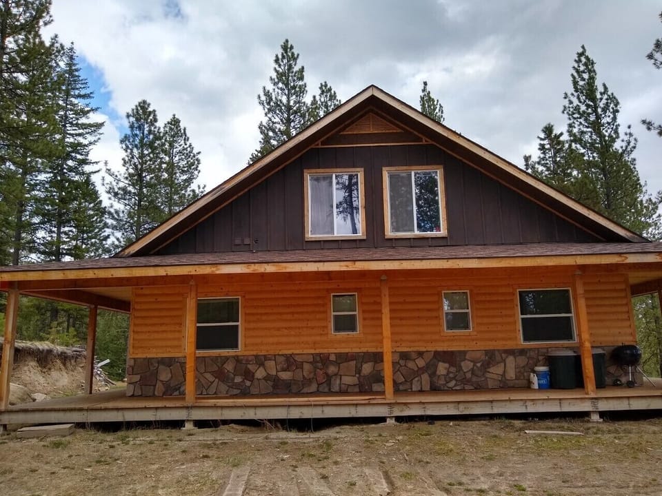 North side of cabin