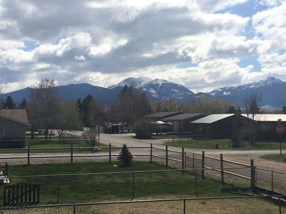 Beautiful views from the deck! Imagine eating breakfast with this view!!