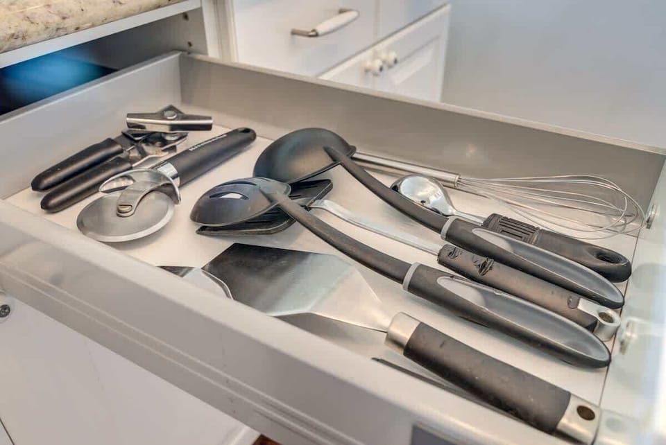 All the utensils you could need are right here