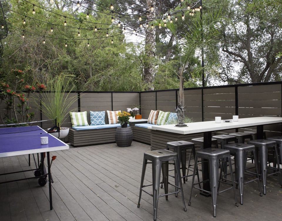 Outdoor activities, safe space to unwind 
