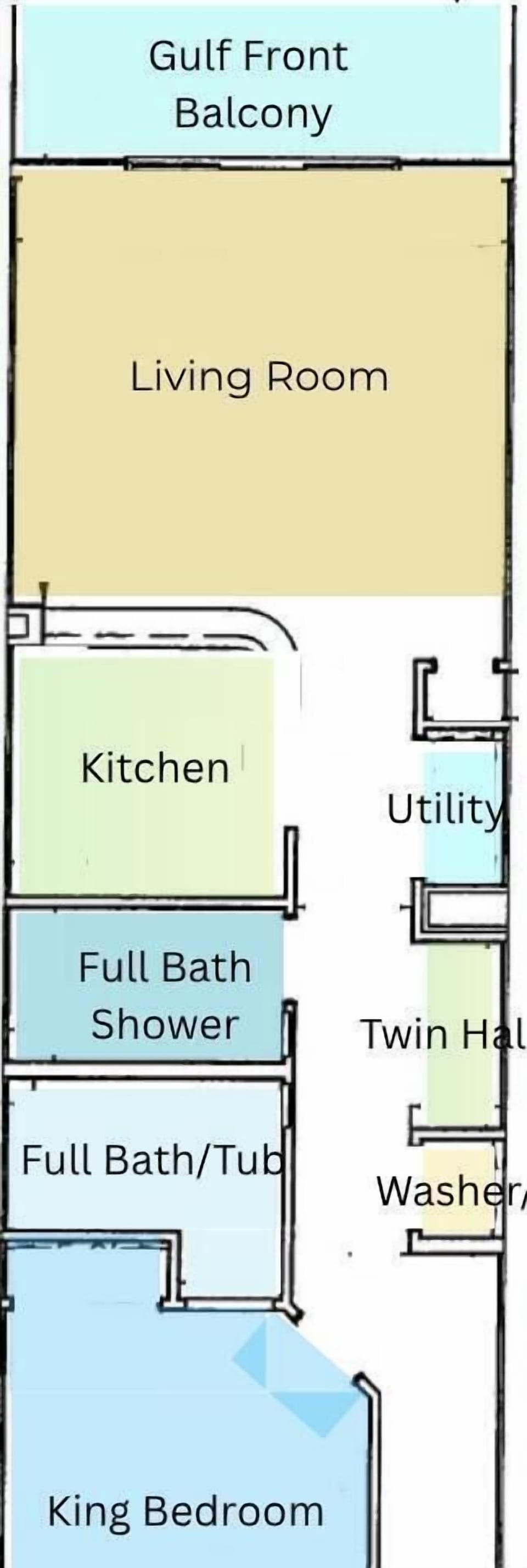 Spacious, open-concept layout designed for easy coastal living. Check out the floor plan!