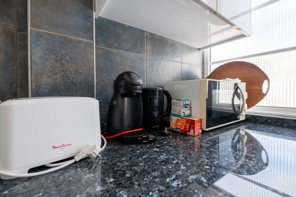 Apartment, 1 Bedroom, Terrace, Ocean View | Private kitchen | Fridge, microwave, stovetop, coffee/tea maker
