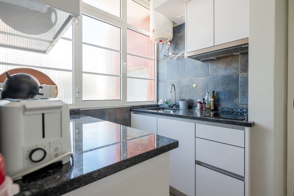 Apartment, 1 Bedroom, Terrace, Ocean View | Private kitchen | Fridge, microwave, stovetop, coffee/tea maker