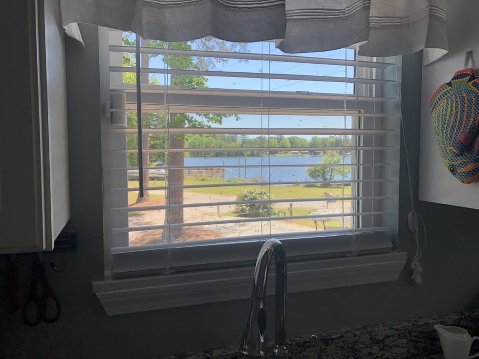 kitchen view of Buffalo Creek