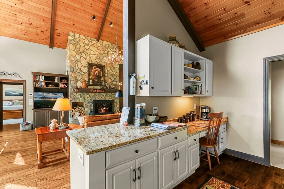 Coffee Station and Additional Work area