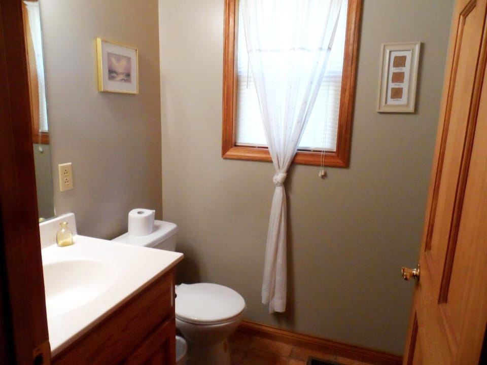 First floor half bath