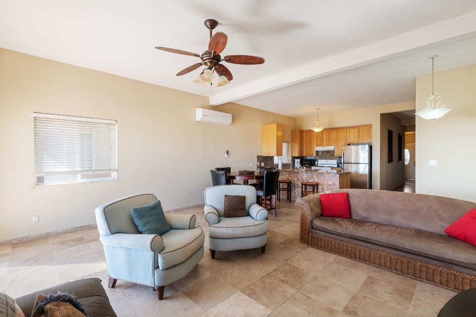 Villa, Multiple Beds, Beach View | Living area | 42-inch Smart TV with digital channels, TV, Netflix