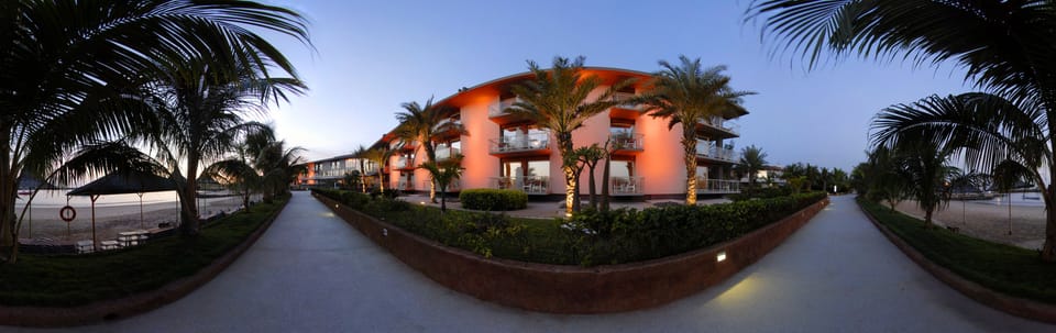 Front of property - evening/night