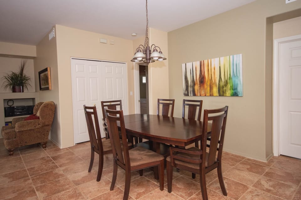 Large dining area.