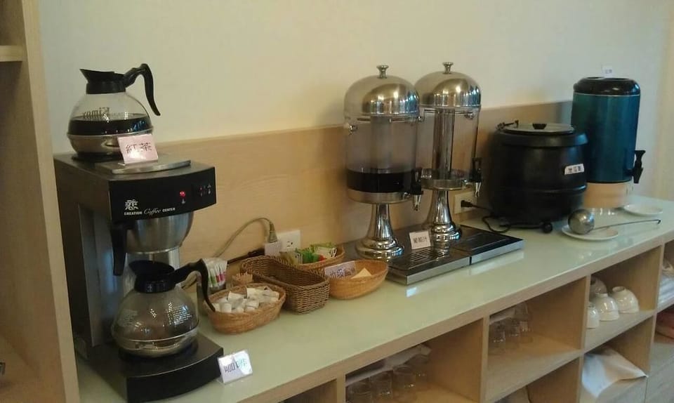 Daily self-serve breakfast for a fee