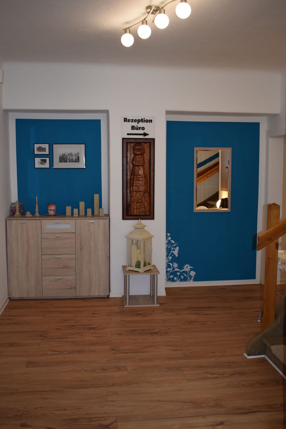 Interior entrance