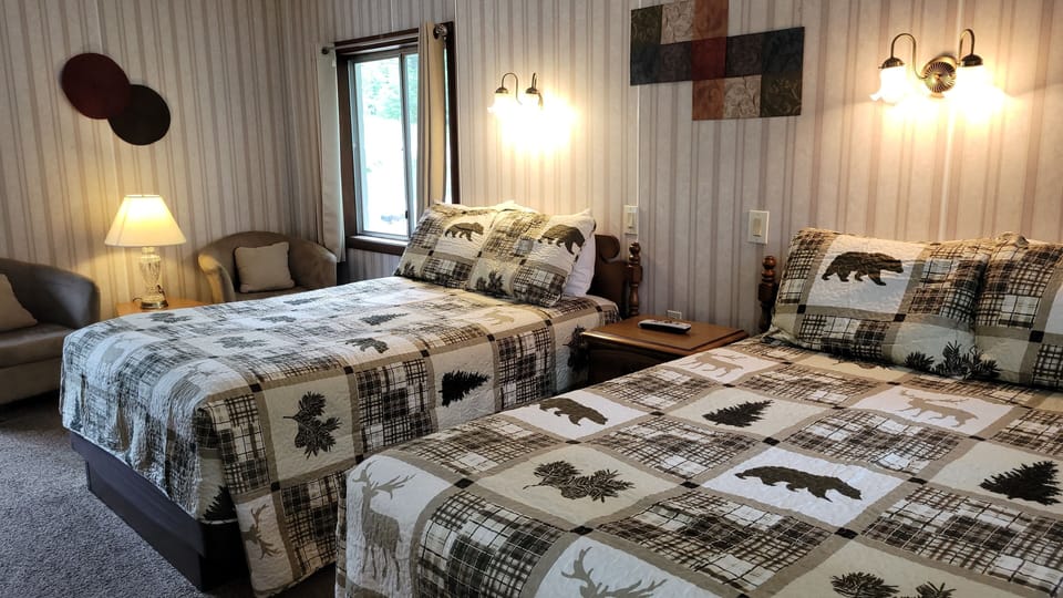 Standard Room, 2 Double Beds | Rollaway beds, free WiFi, bed sheets