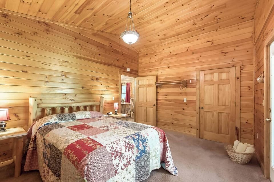 Large bedroom with storage