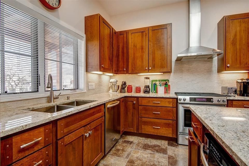 Plenty of countertop space for preparing a meal or just gathering in the kitchen!