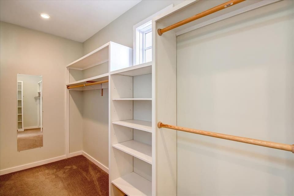 Plenty of room to hang your clothes during your stay.