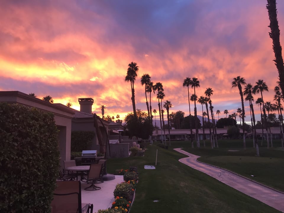 View from back patio