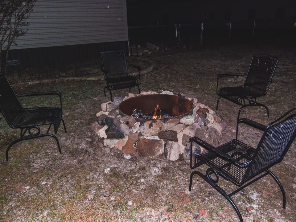 Fire pit area