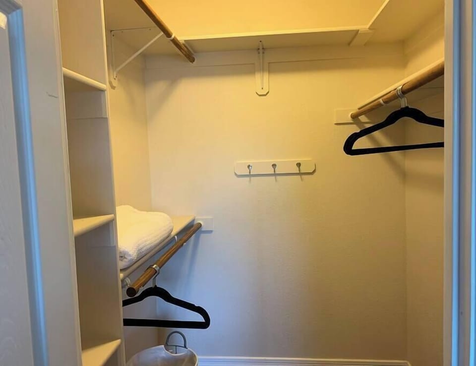 Primary walk in closet