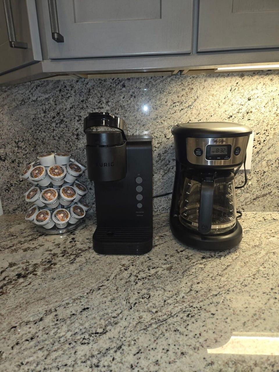 Keurig and drip coffee makers