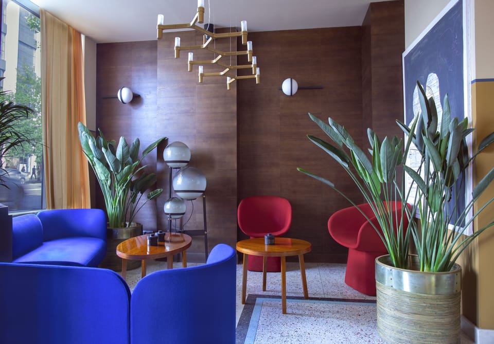 Lobby sitting area