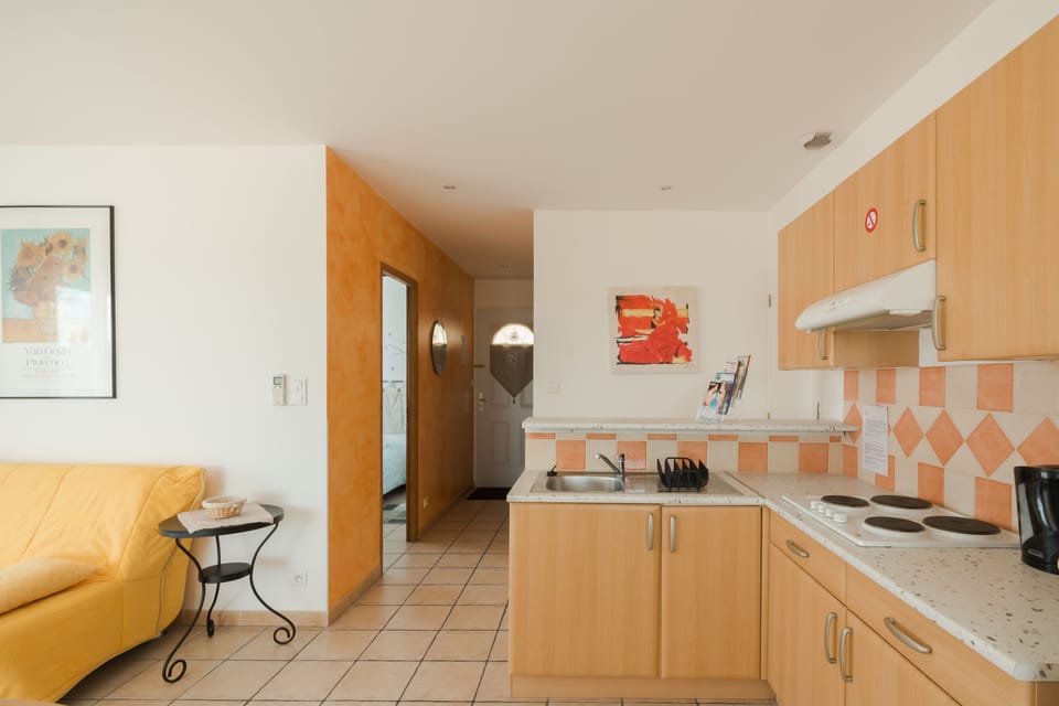Standard Apartment (Hotel) | Private kitchenette | Fridge, microwave, stovetop, coffee/tea maker
