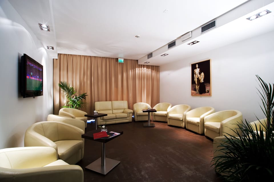 Lobby sitting area
