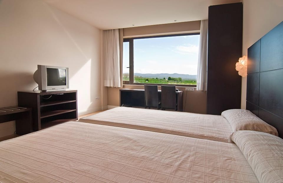 Double Room, 2 Twin Beds, Mountain View | Premium bedding, down comforters, in-room safe, individually decorated