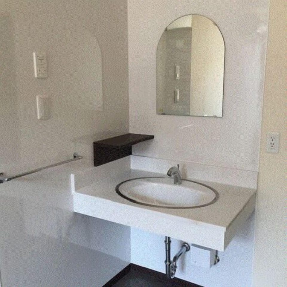 Hair dryer, soap, shampoo