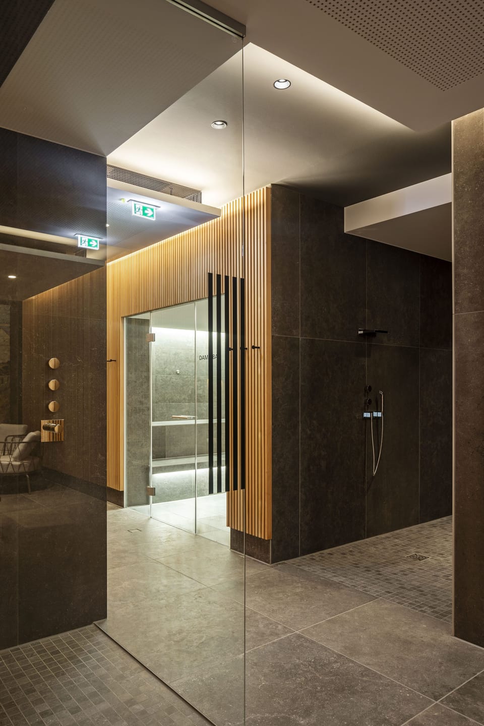 Sauna, steam room