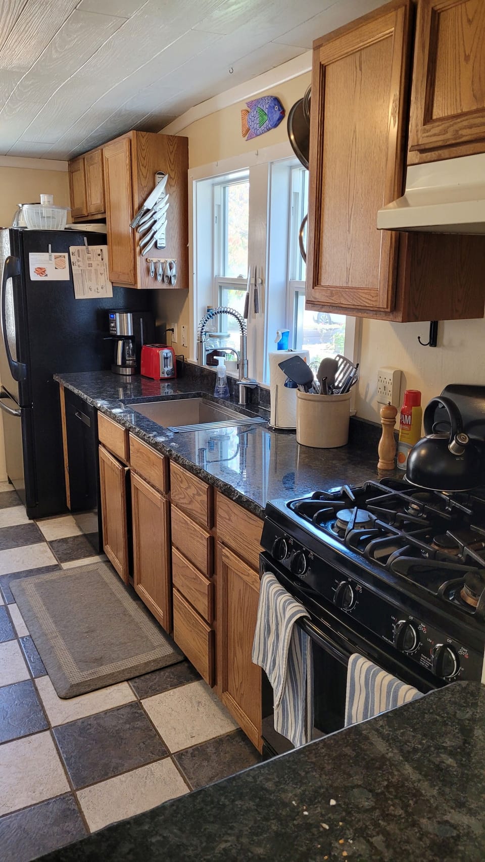 Well stocked kitchen