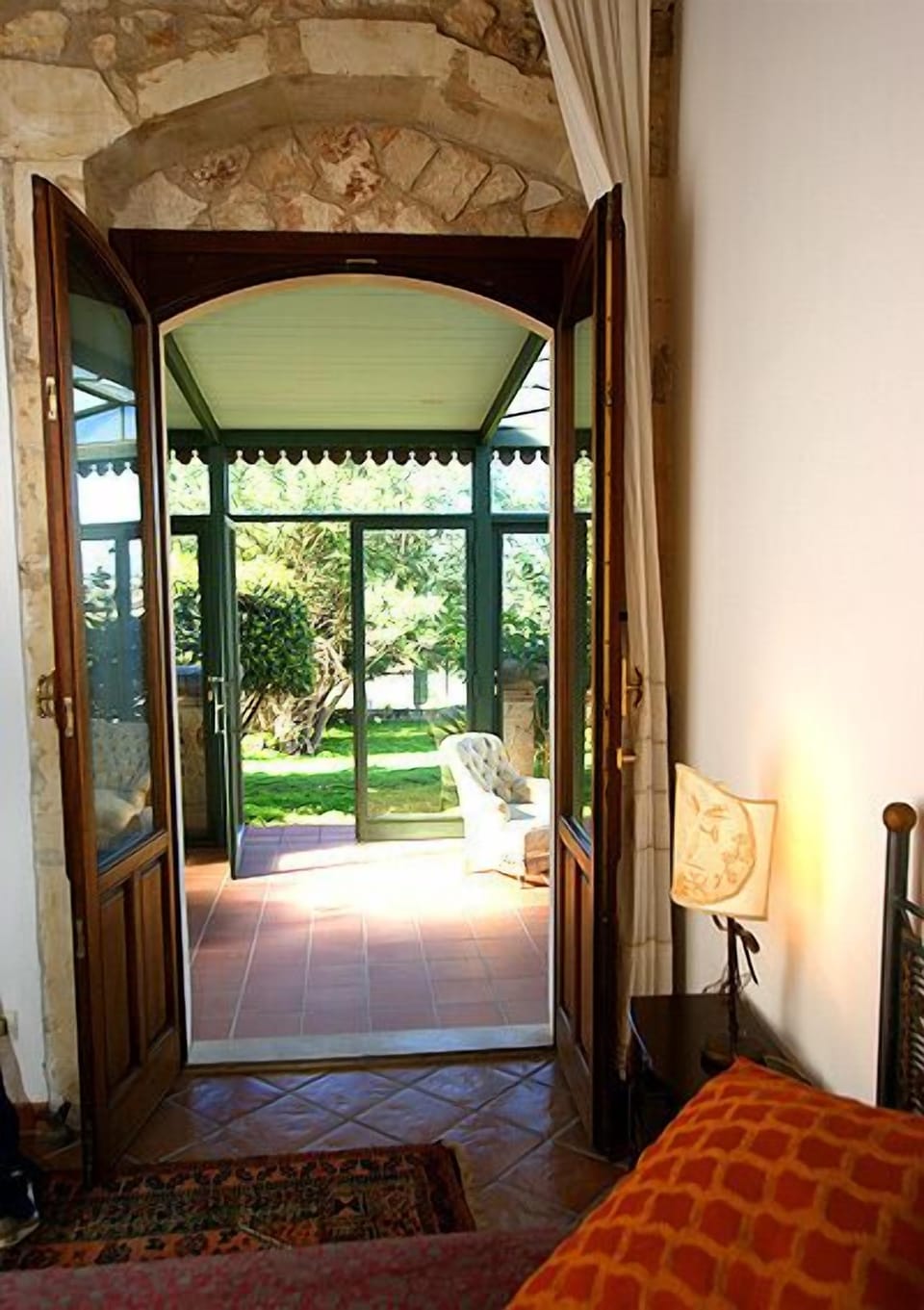 ... one of the two bedrooms...