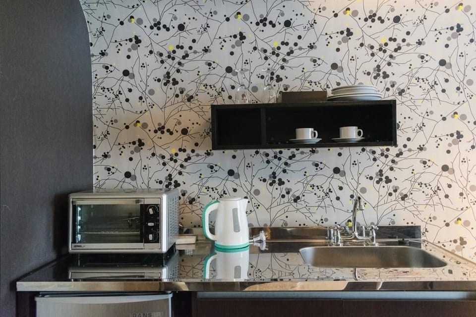 Junior Apartment, 1 King Bed | Private kitchenette | Fridge, oven, stovetop, electric kettle