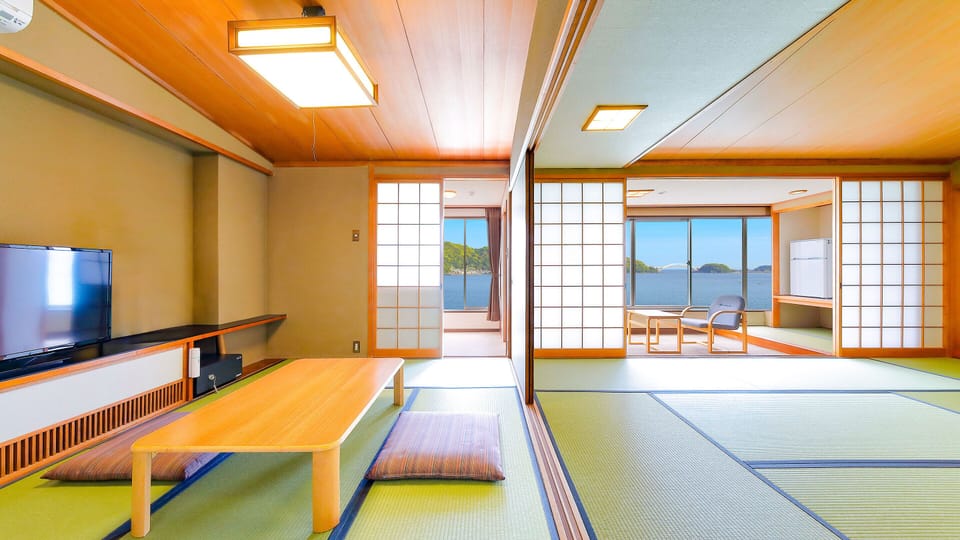 Standard Japanese-Style-Room with 12.5+6 Tatami mats - Indoor Bath - Non-Smoking | In-room safe, blackout drapes